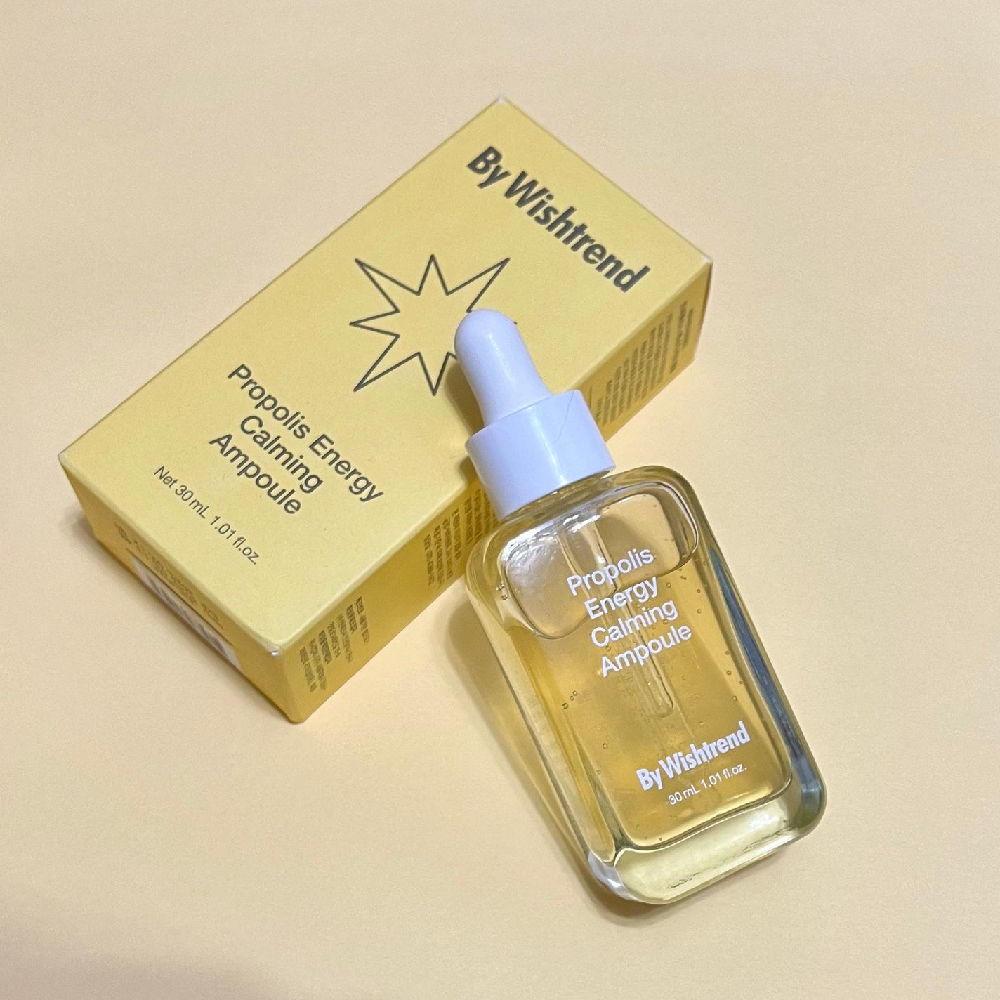 プロポリスエナジーカーミングアンプル/By Wishtrend/美容液を使ったクチコミ(5枚目)