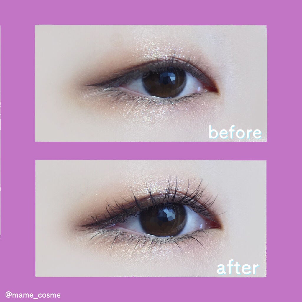 「塗るつけまつげ」自まつげ際立てタイプ/デジャヴュ/マスカラを使ったクチコミ(2枚目)