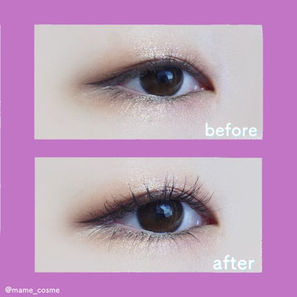 「塗るつけまつげ」自まつげ際立てタイプ/デジャヴュ/マスカラを使ったクチコミ(2枚目)