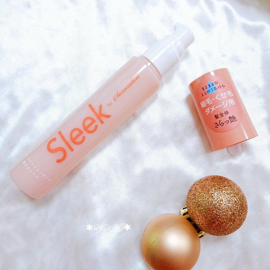 スリーク by サラサロン スリークbyサラサロン シャイニーオイルのクチコミ「
\ #Sleek Ꙭ꙳ /﻿﻿﻿






縮毛・くせ毛ケア【サラサロン】から‪ꔛ‬
プレ.....」（3枚目）