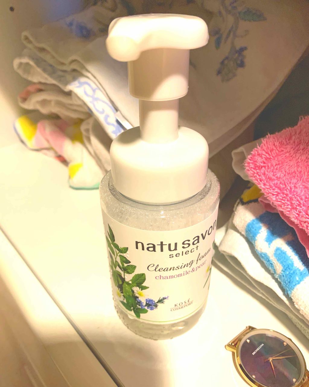 フォームウォッシュ (ホワイト)/natu savon select/泡洗顔を使ったクチコミ(1枚目)