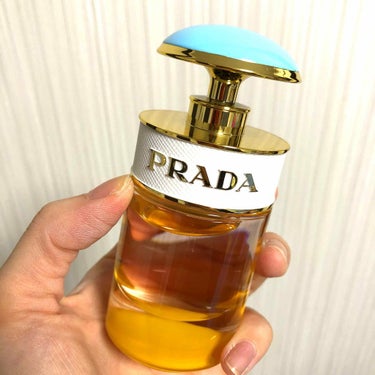 PRADA BEAUTY キャンディ シュガーポップのクチコミ「プラダ キャンディ シュガー ポップ オーデパルファム
レトロでかわいい瓶に入っている香水です.....」（1枚目）