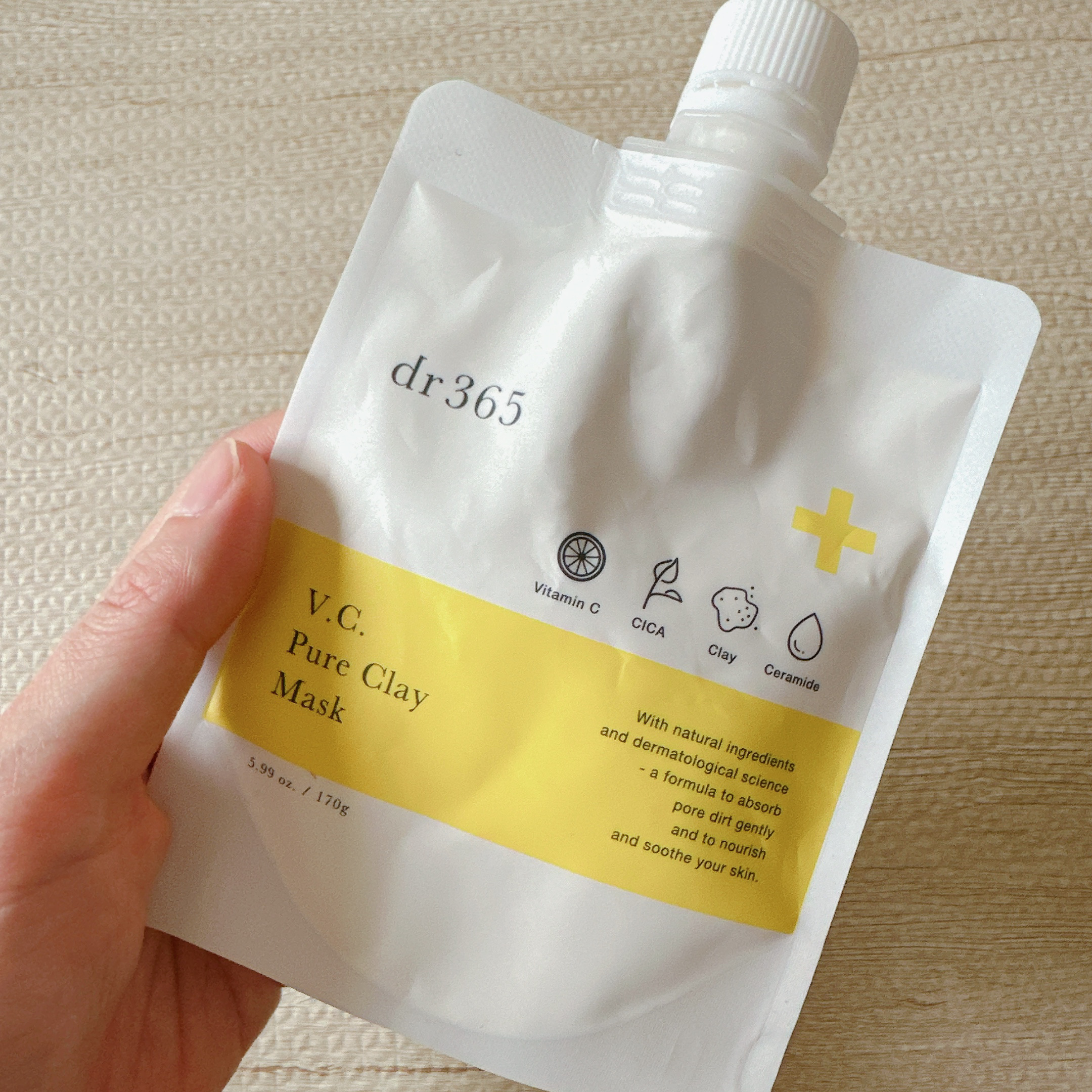 ピュアクレイマスクC/dr365/洗い流すパック・マスクを使ったクチコミ（2枚目）