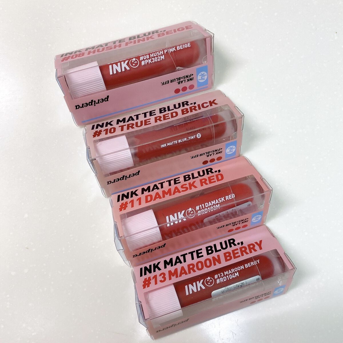 インク マット ブラー ティント 08 HUSH PINK BEIGE/PERIPERA/口紅を使ったクチコミ（1枚目）