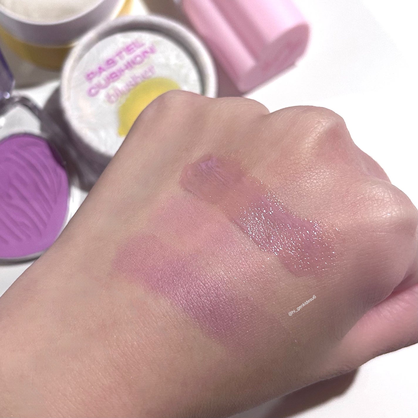 パステルクッションブラッシャー/THE FACE SHOP/パウダーチークを使ったクチコミ(3枚目)