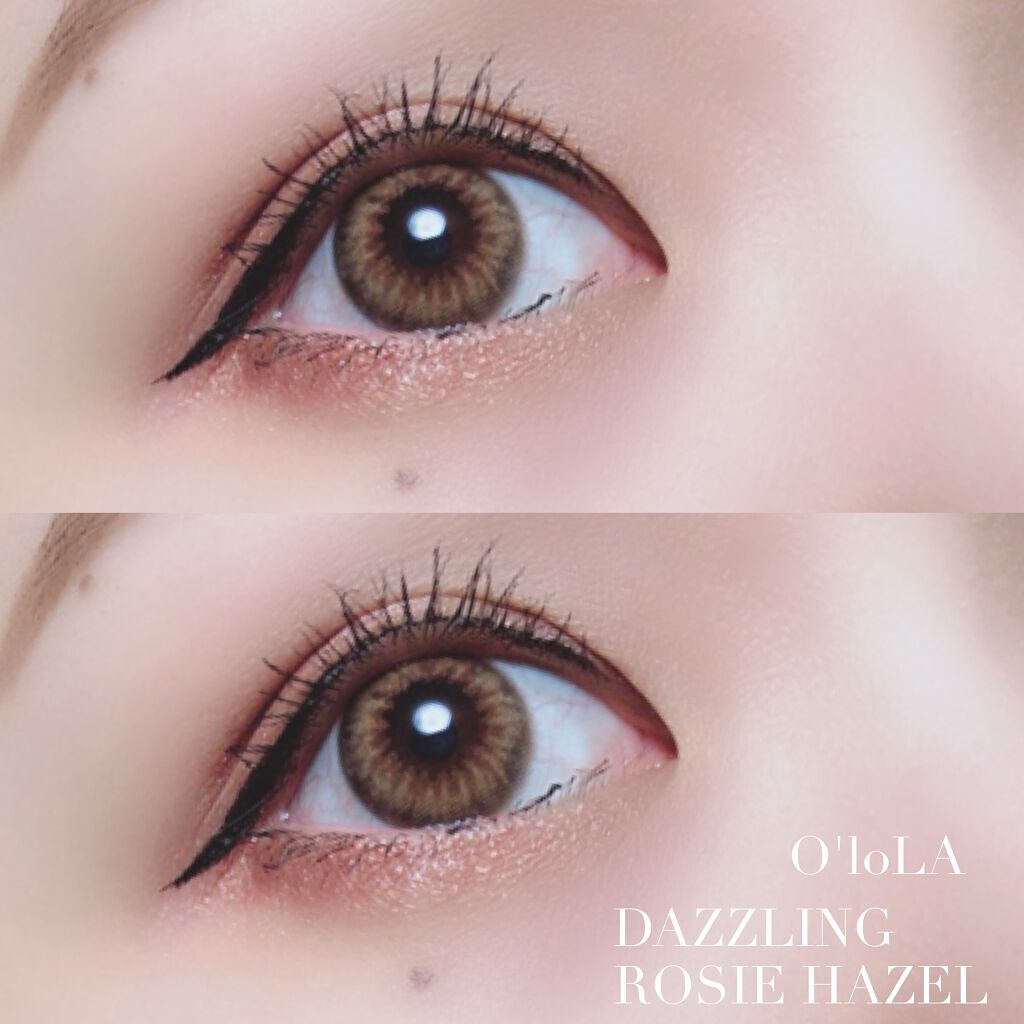 ダズリング3カラーワンデー(Dazzling 3color 1day )/OLOLA/ワンデー（１DAY）カラコンを使ったクチコミ（1枚目）