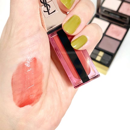 ルージュ ピュールクチュール ヴェルニ ウォーターグロウ/YVES SAINT LAURENT BEAUTE/口紅を使ったクチコミ(2枚目)