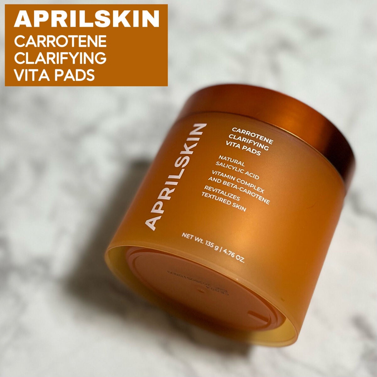 リアルカロテンブレミッシュクリアビタパッド/APRILSKIN/トナーパッドを使ったクチコミ(1枚目)