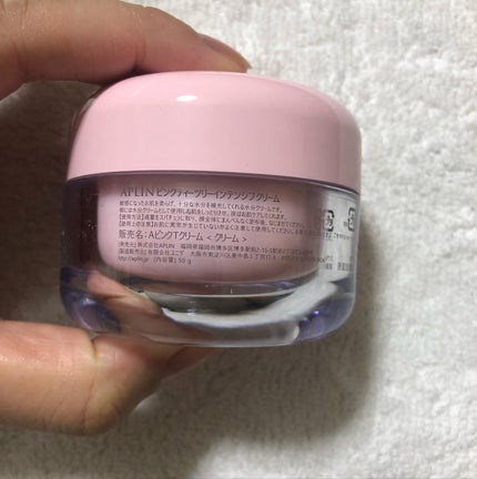 APLIN ピンクティーツリークリームのクチコミ「APLIN様より提供して頂き
使用しております🙇♀️
ピンクティーツリークリーム
保湿成.....」(3枚目)