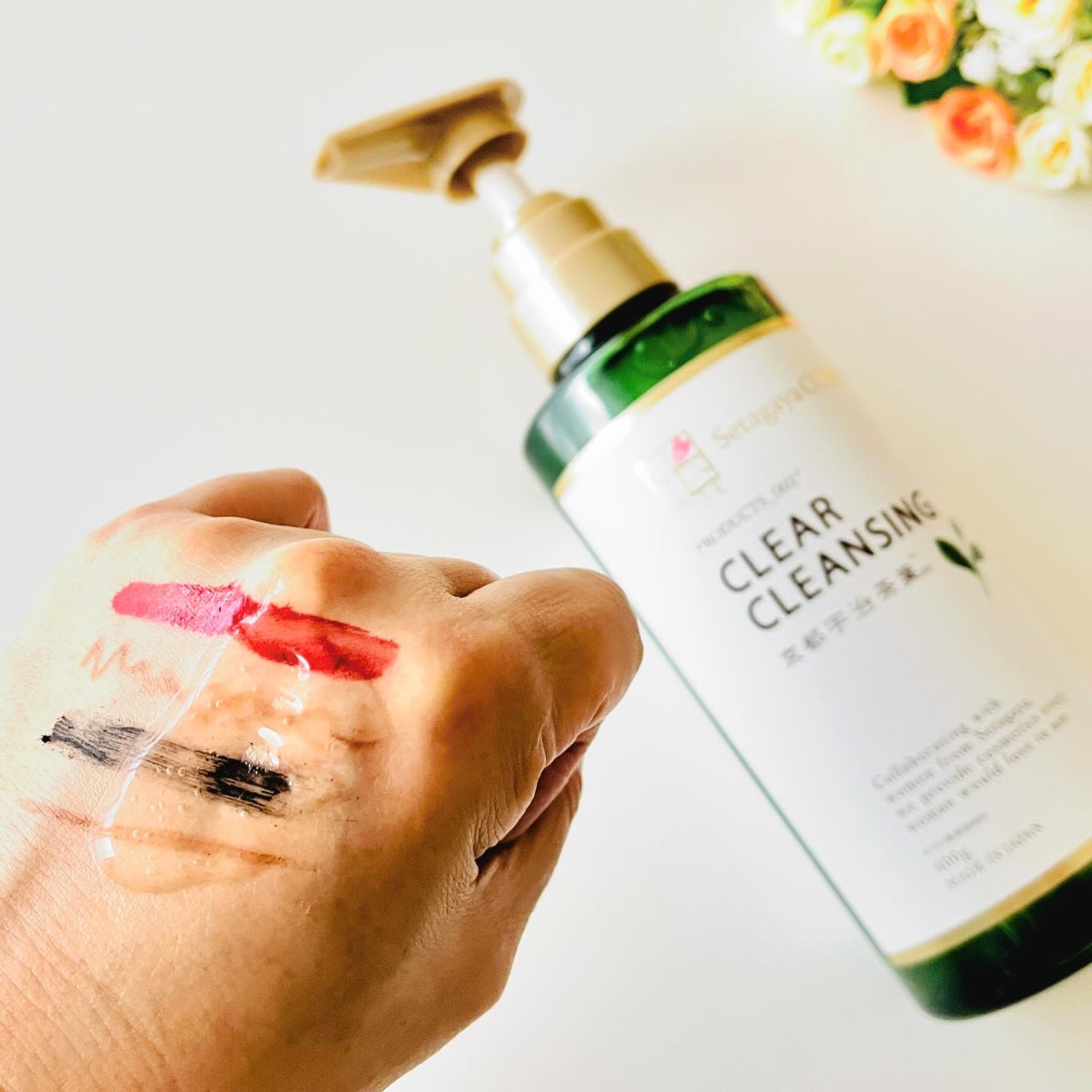 クリアクレンジング 京都宇治茶葉/世田谷コスメ/クレンジングジェルを使ったクチコミ(4枚目)