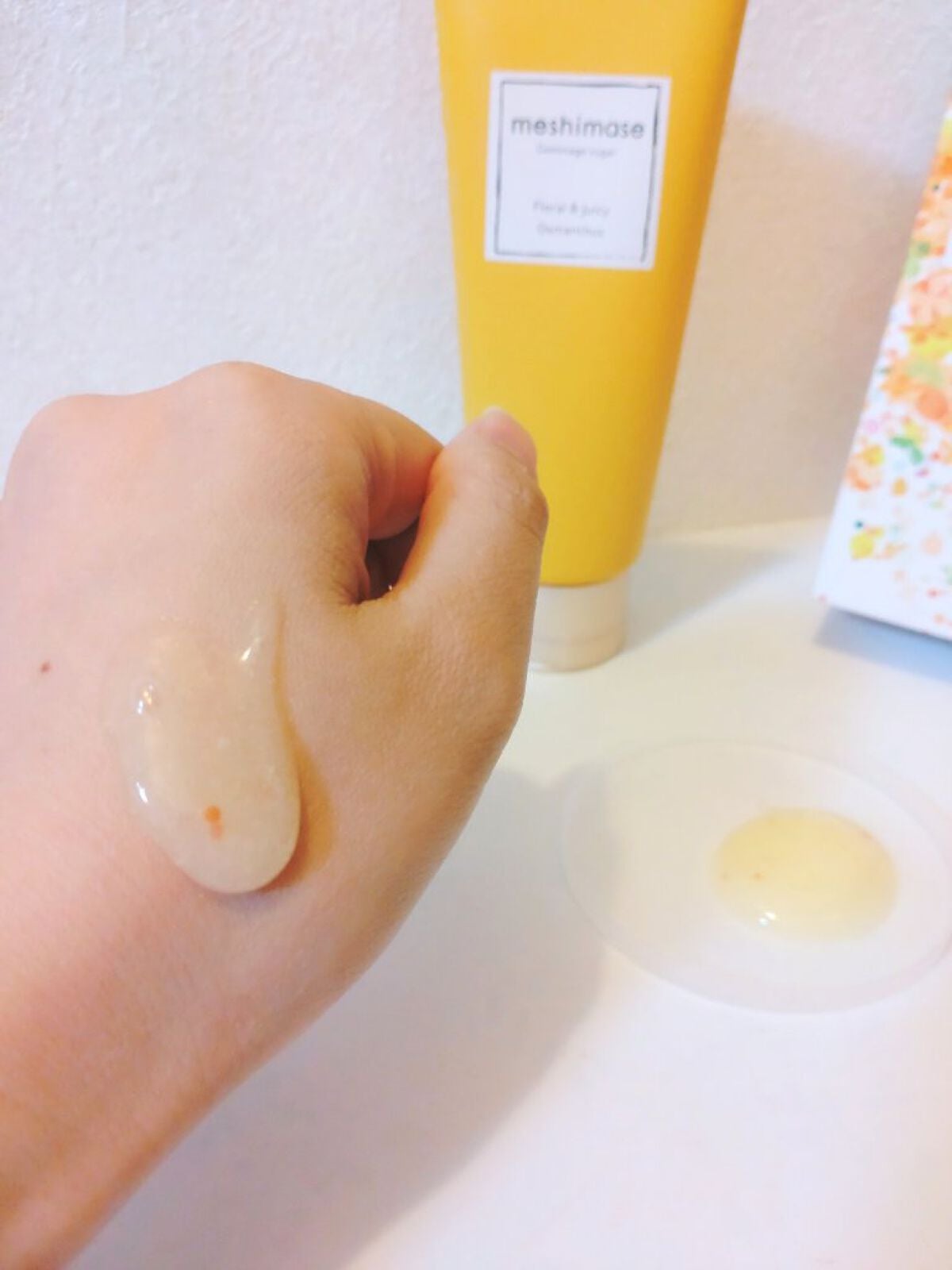 ゴマージュシュガー オスマンサス/meshimase/ボディスクラブを使ったクチコミ(2枚目)