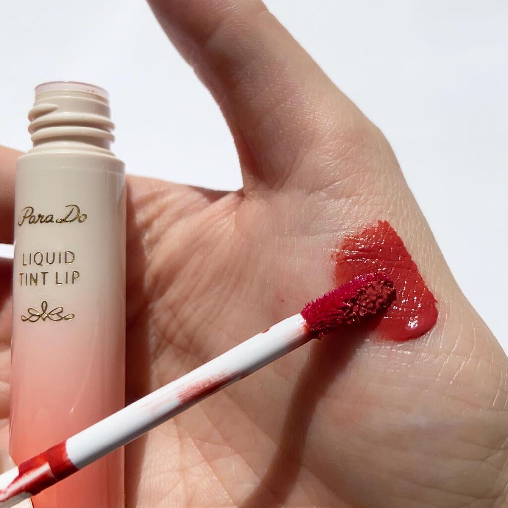 リキッドティントリップ/パラドゥ/リップティントを使ったクチコミ（2枚目）