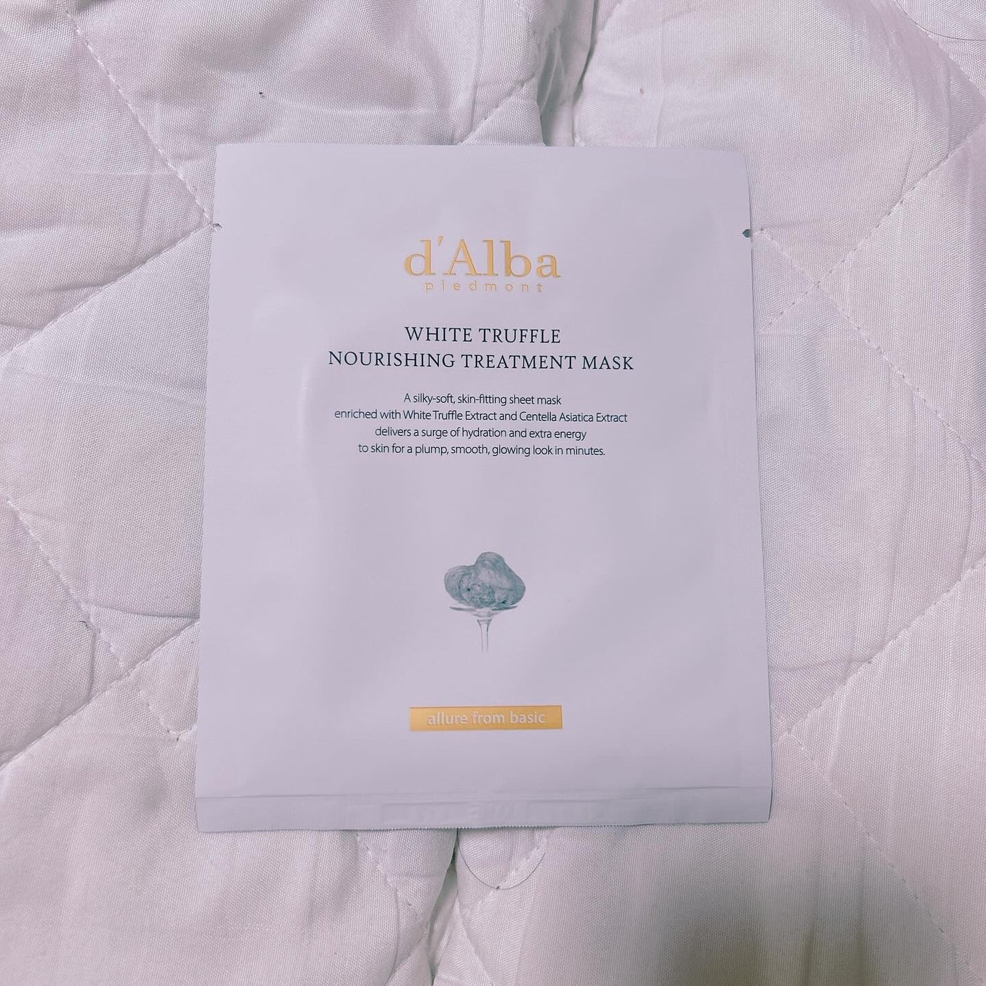 ホワイトトリュフナリシングトリートメントマスク/ダルバ/シートマスク・パックを使ったクチコミ(2枚目)