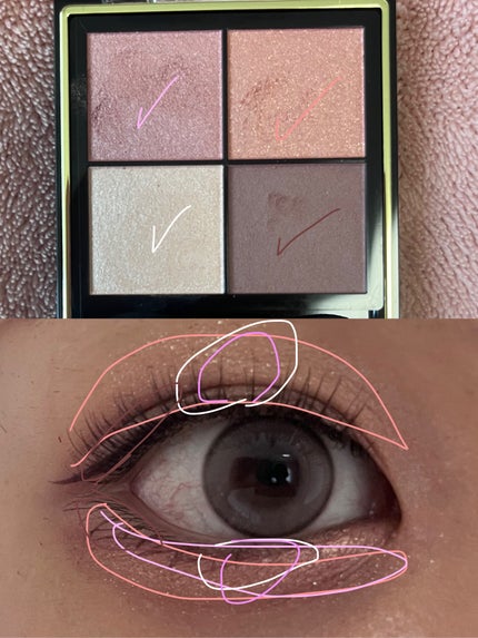 リアルクローズシャドウ/excel/アイシャドウパレットを使ったクチコミ(2枚目)