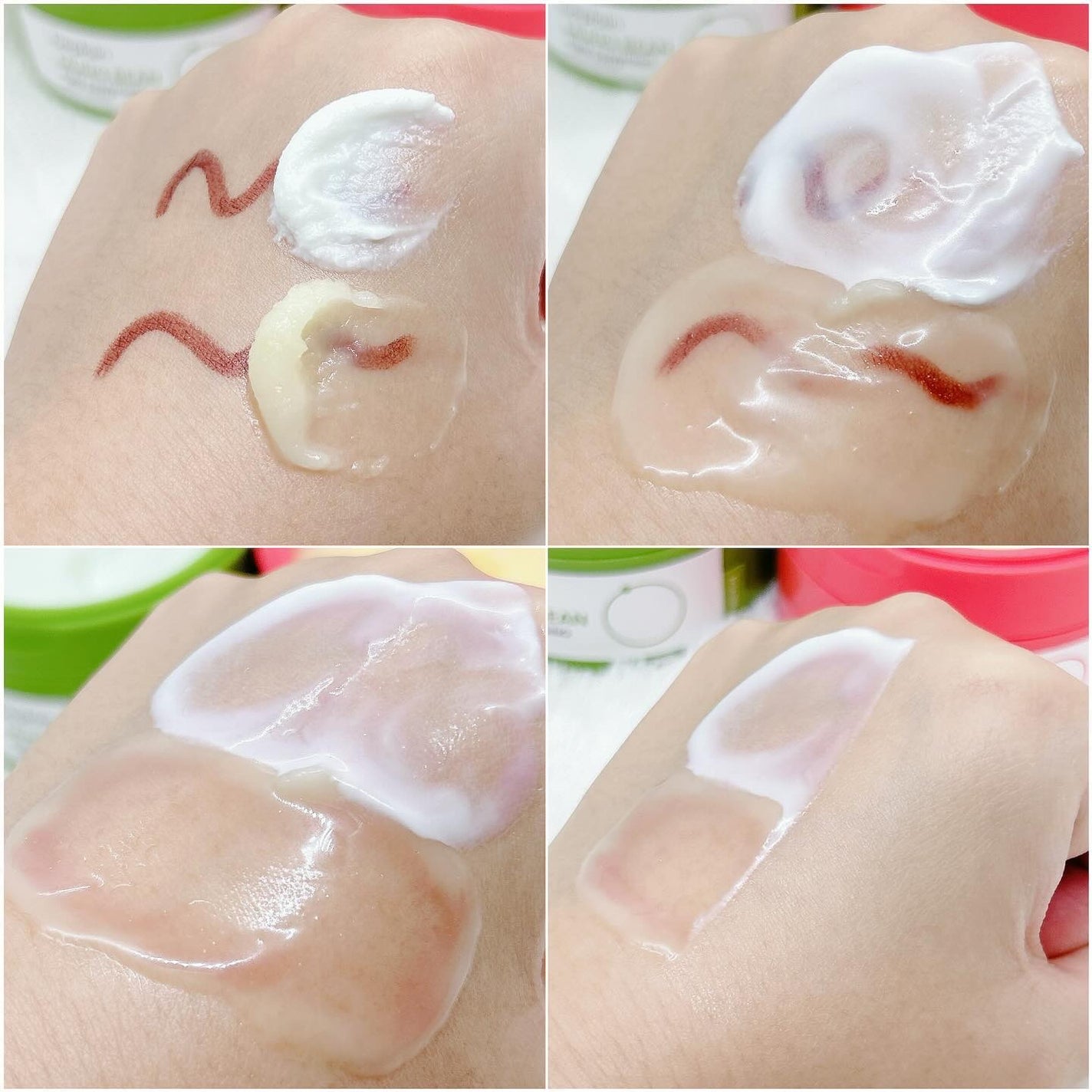 緑豆毛穴クレンジングミルクバーム/beplain/クレンジングバームを使ったクチコミ(6枚目)