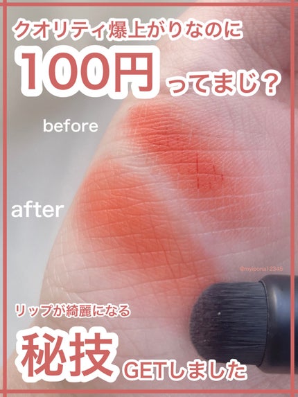 フィンガーマルチブラシ/DAISO/メイクブラシを使ったクチコミ(1枚目)