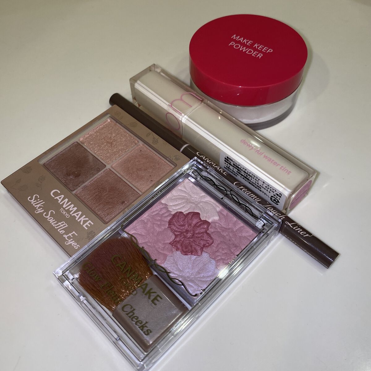 グロウフルールチークス/キャンメイク/パウダーチークを使ったクチコミ（1枚目）