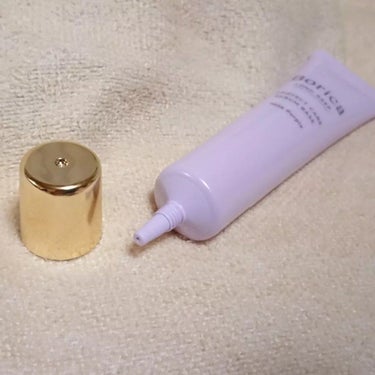 くずれ防止 美容液ケアベース ミルクパープル SPF30 PA++/Borica/化粧下地を使ったクチコミ（3枚目）