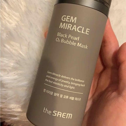 ジェムミラクル ブラックパール O2バブルマスク/the SAEM/洗い流すパック・マスクを使ったクチコミ(1枚目)