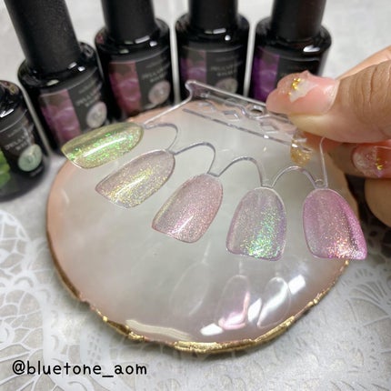 ⋆͛🦖⋆͛aomi on LIPS 「ネイル工房(@nailkoubou)JellyFish🪼シリー..」(4枚目)