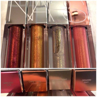 ★NARS★
•フルビニールリップラッカー ¥3,500（限定）
2436 2437 2438 2441

オンラインで予約していたフルビニールリップラッカーが全部届きました。

2436  ローズカラ