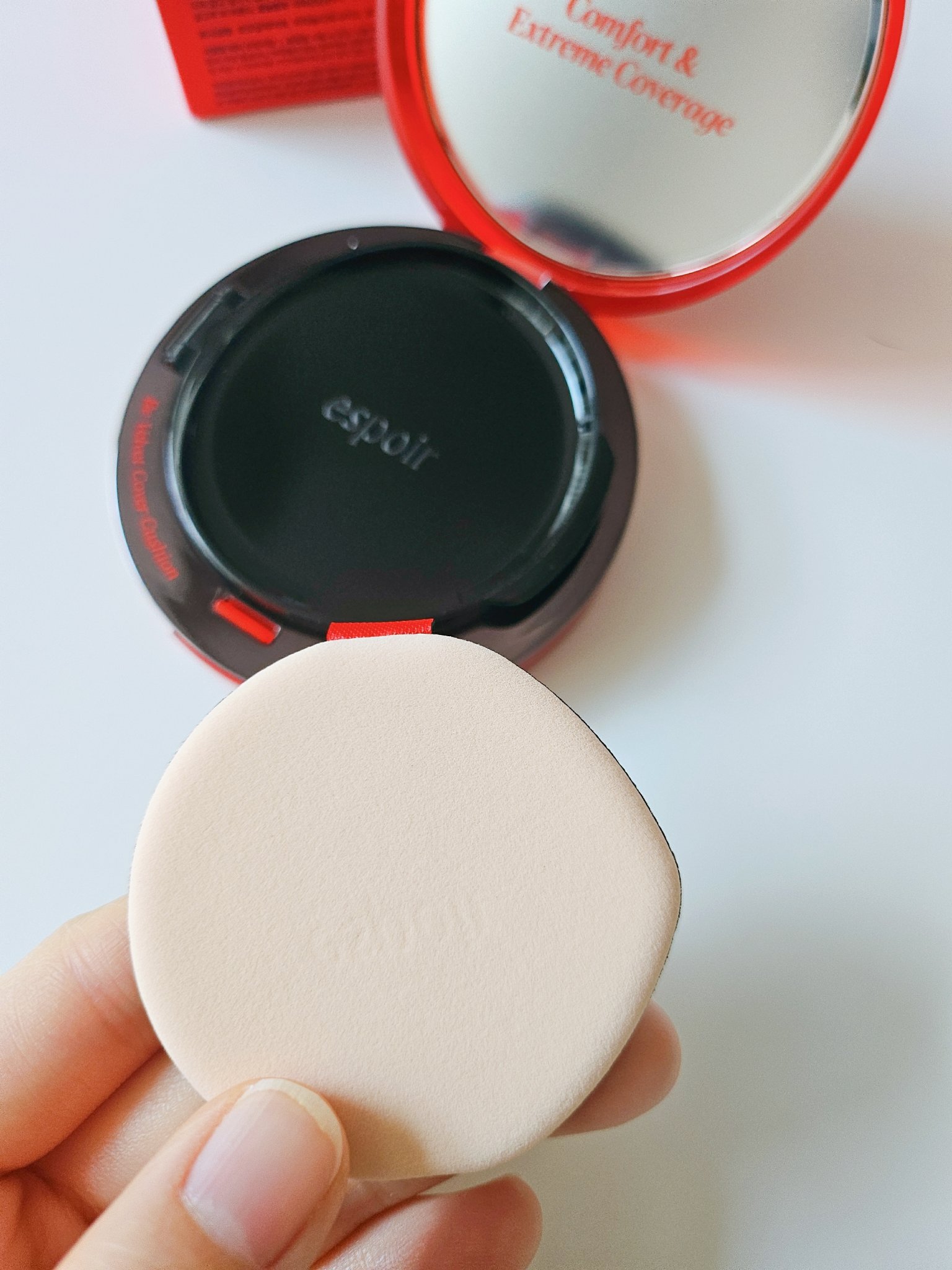 ビーベルベットカバークッション/espoir/クッションファンデーションを使ったクチコミ（2枚目）