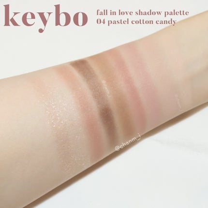 KEYBO FALL IN LOVE SHADOW PALETTE/keybo/アイシャドウパレットを使ったクチコミ(8枚目)