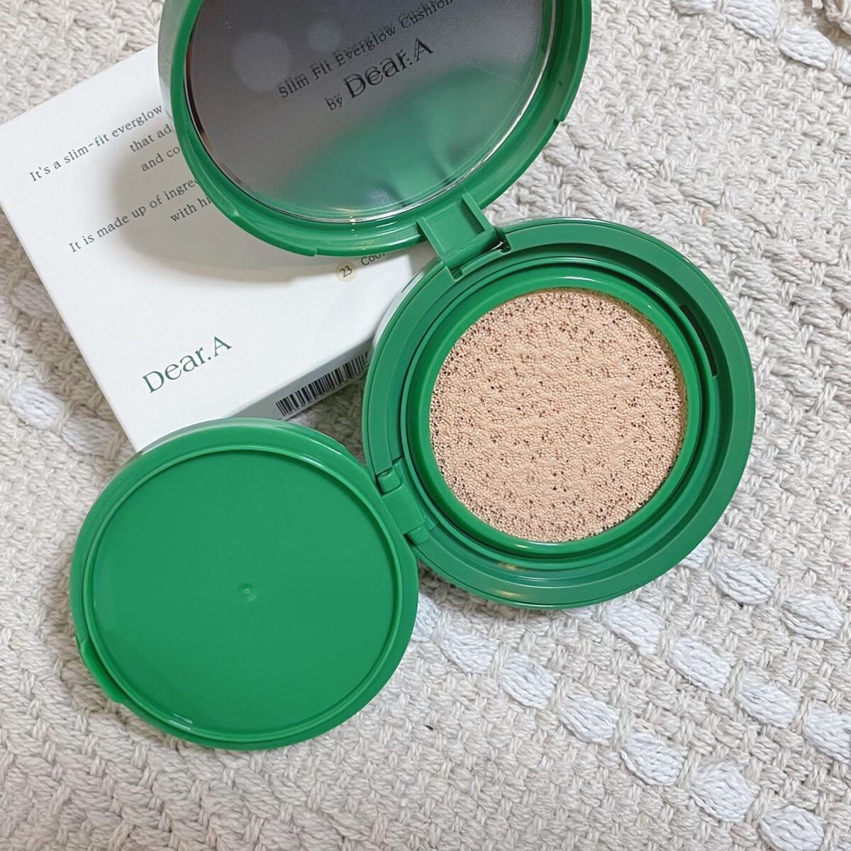 スリムフィットエバーグロウクッション/Dear.A/クッションファンデーションを使ったクチコミ(3枚目)