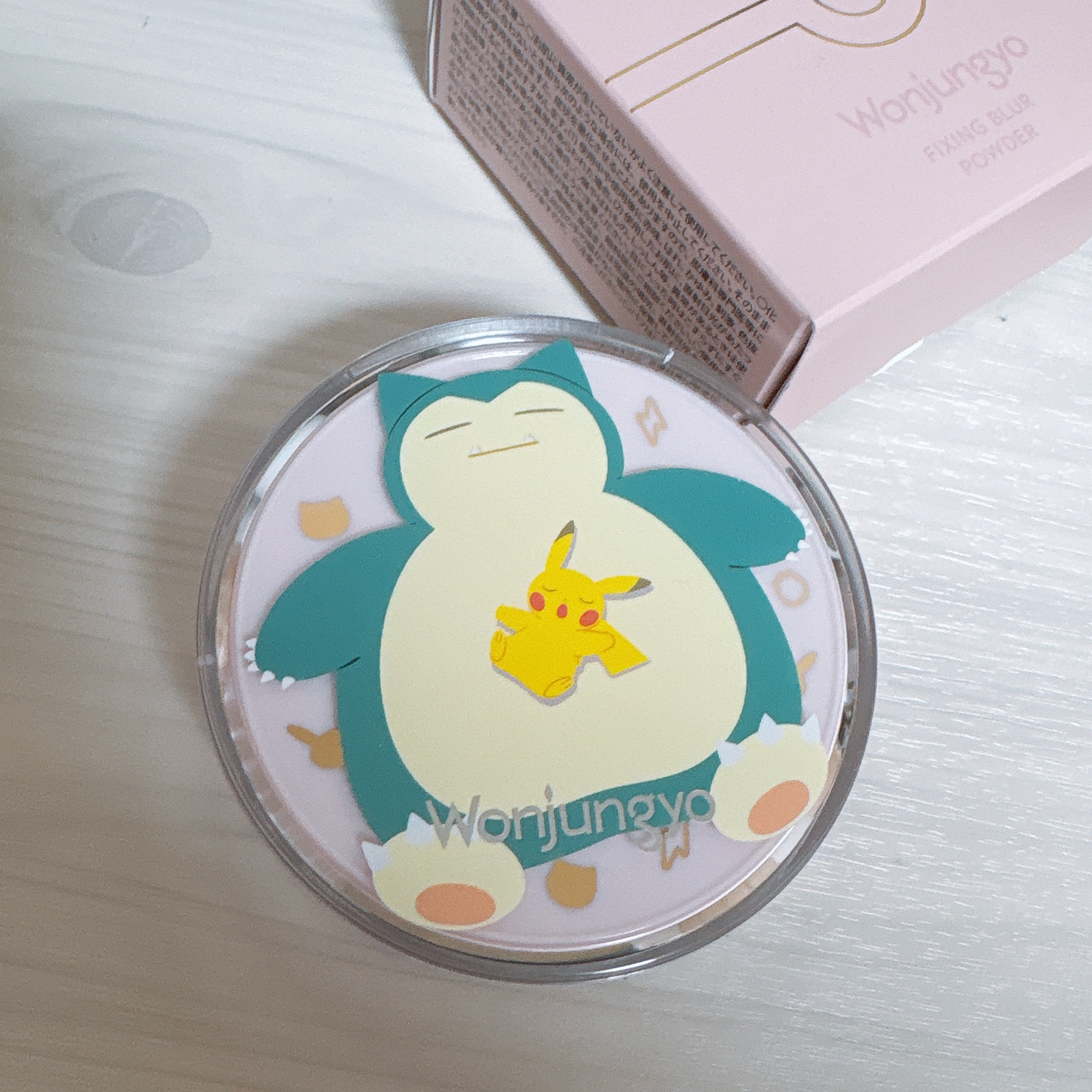 ウォンジョンヨ フィクシングブラーパウダー N 01 プレーンピンク（P）/Wonjungyo/ルースパウダーを使ったクチコミ（1枚目）