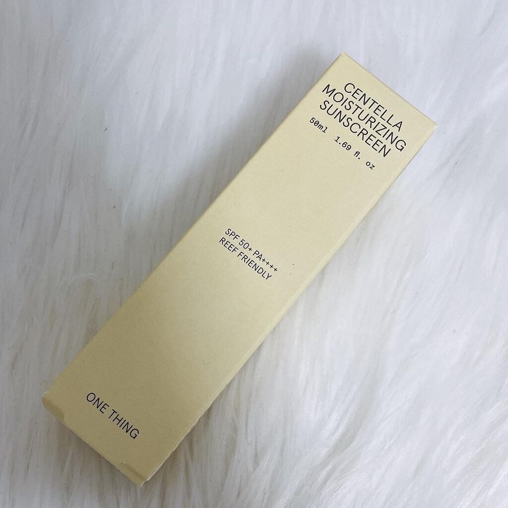ツボクサ日焼け止め/ONE THING/日焼け止めクリームを使ったクチコミ(4枚目)