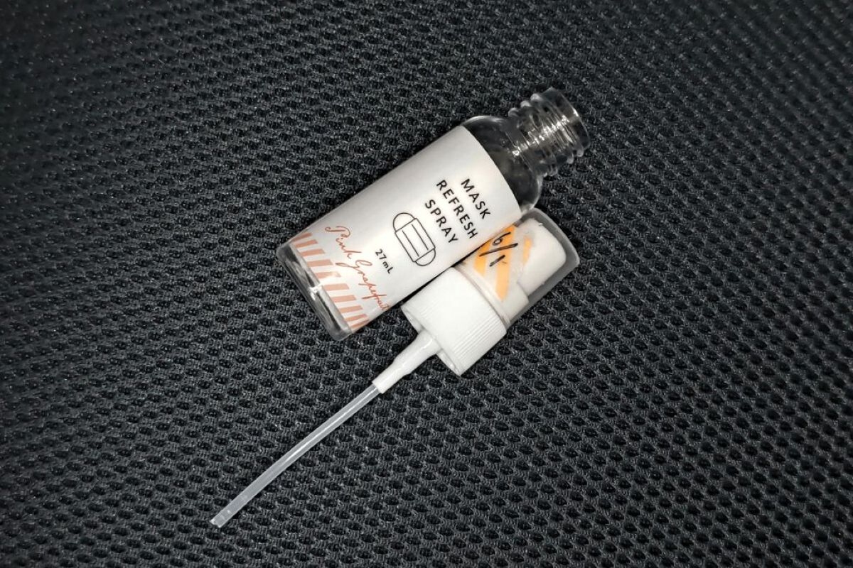 マスクリフレッシュスプレー/キャンドゥ/マスクを使ったクチコミ（1枚目）