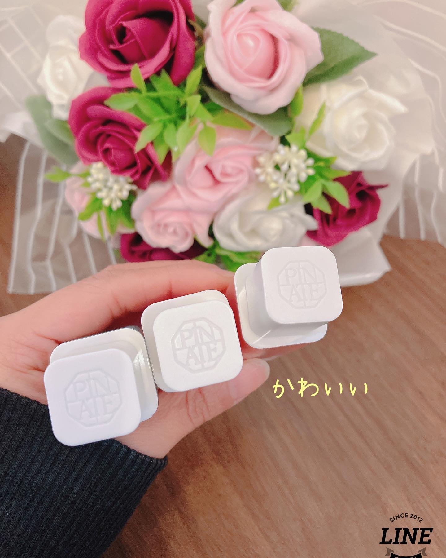 ナチュラルブルームリップオイルセラム 3色セット/PINATE/リップグロスを使ったクチコミ（2枚目）