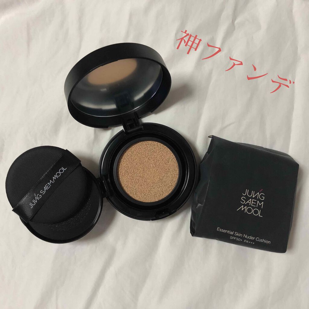 エッセンシャル スキン ヌーダー クッション/JUNG SAEM MOOL/クッションファンデーションを使ったクチコミ（1枚目）