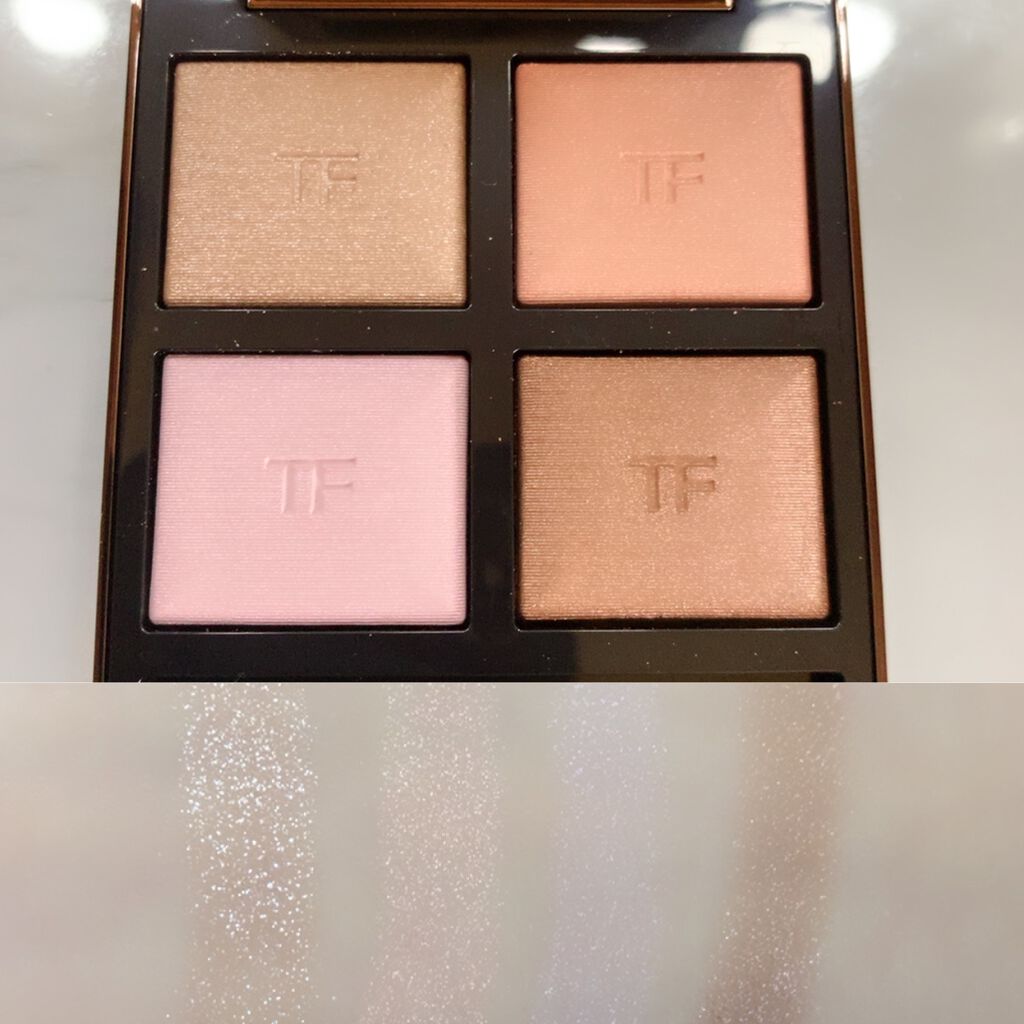 アイ カラー クォード 33 ローズ プリズム/TOM FORD BEAUTY/アイシャドウパレットを使ったクチコミ（3枚目）