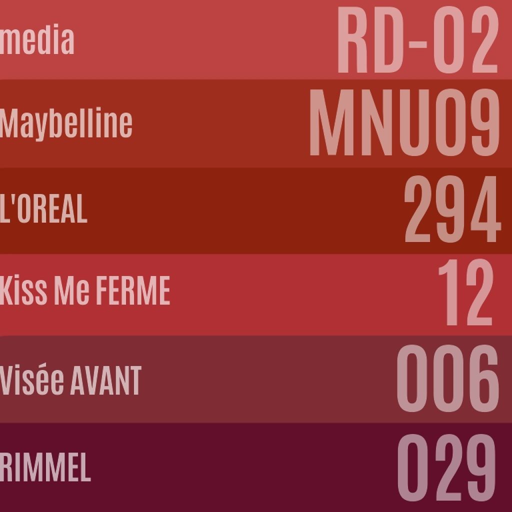 みやこ(転職多忙の為低浮上) on LIPS 「【気になるリップをまとめてみた:レッド系&ブラウン系】最近なか..」(2枚目)