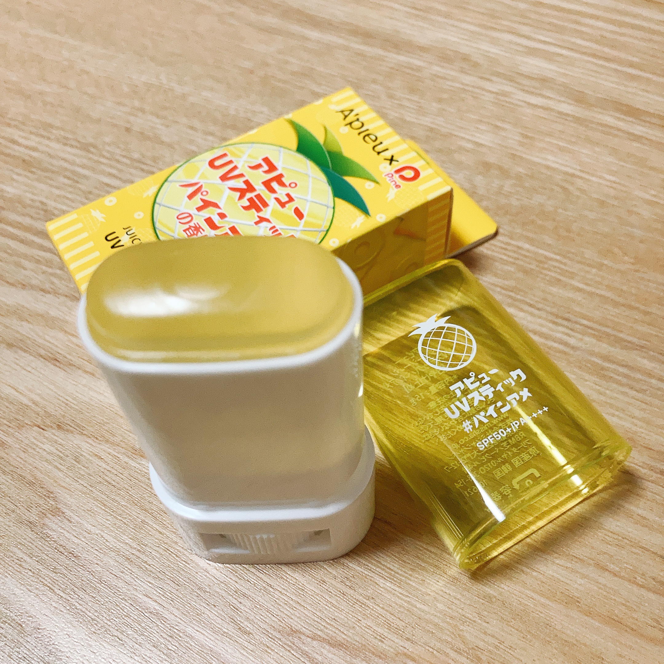 アピュー ジューシーパン UVスティック/A’pieu/日焼け止め・UVケアを使ったクチコミ（1枚目）