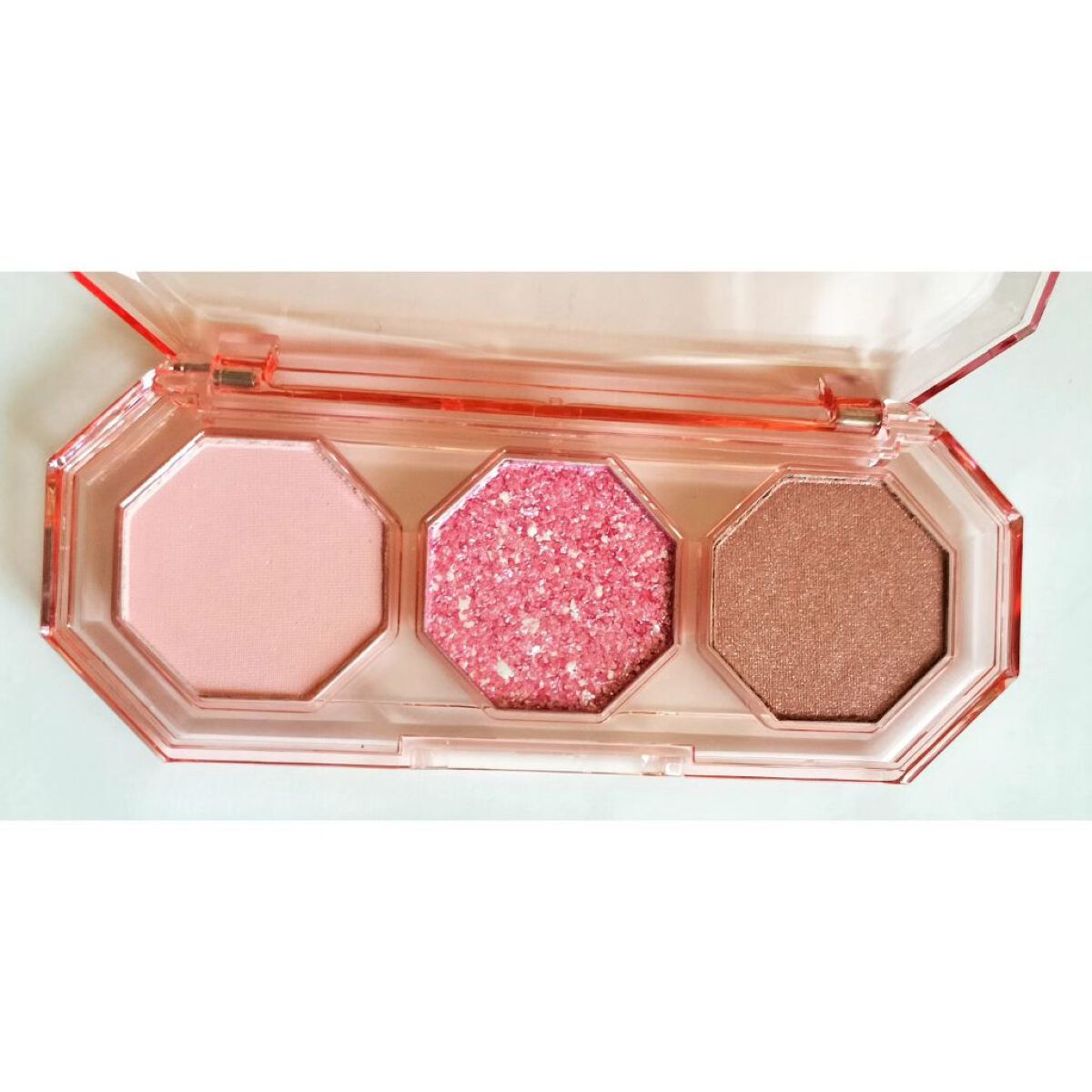 ダイヤモンドクラッシュパレット 02 カレンピンク/ドド/アイシャドウパレットを使ったクチコミ（2枚目）