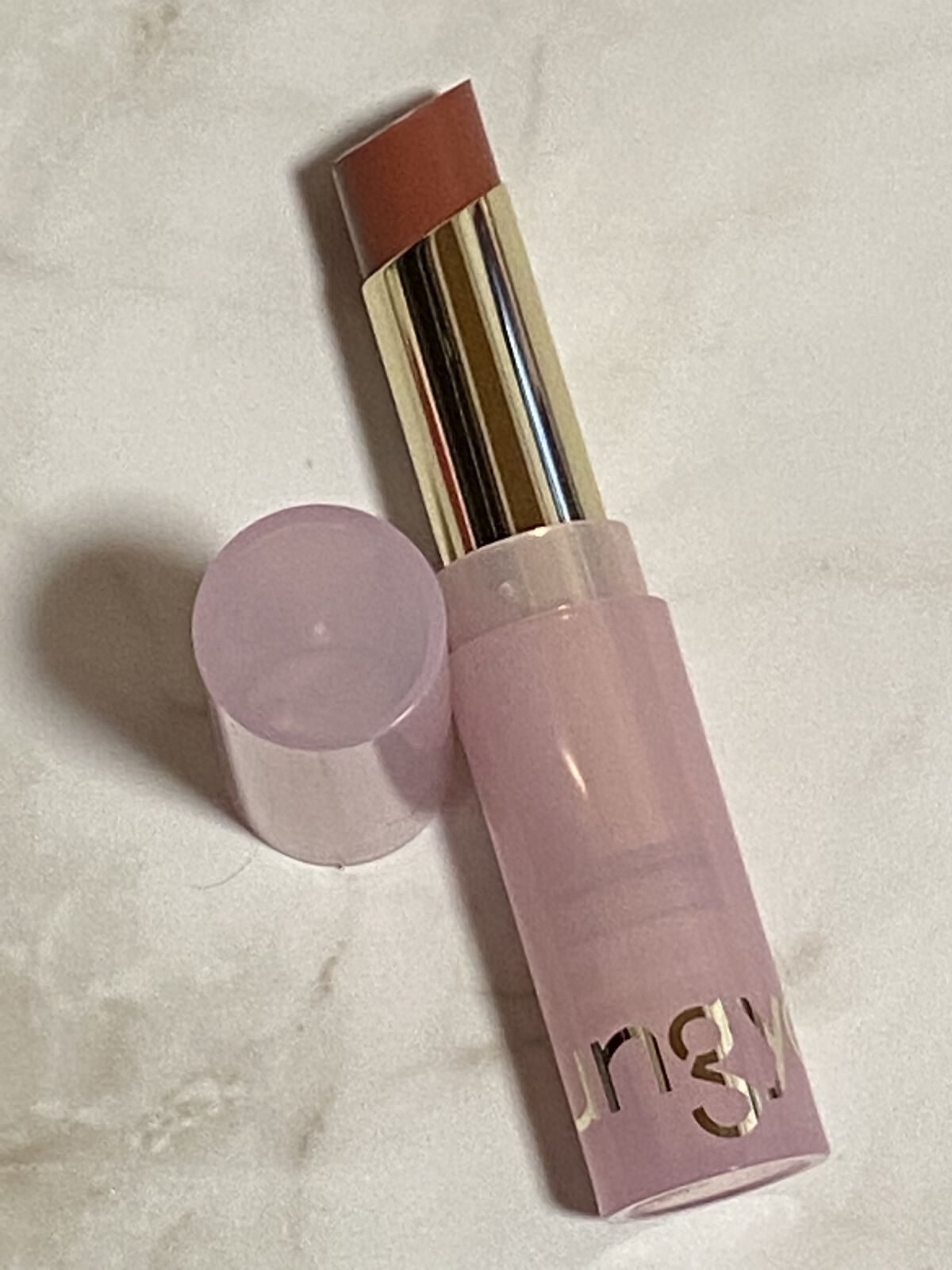 ウォンジョンヨ リップステッカー 02 アンティークピンク/Wonjungyo/口紅を使ったクチコミ（2枚目）