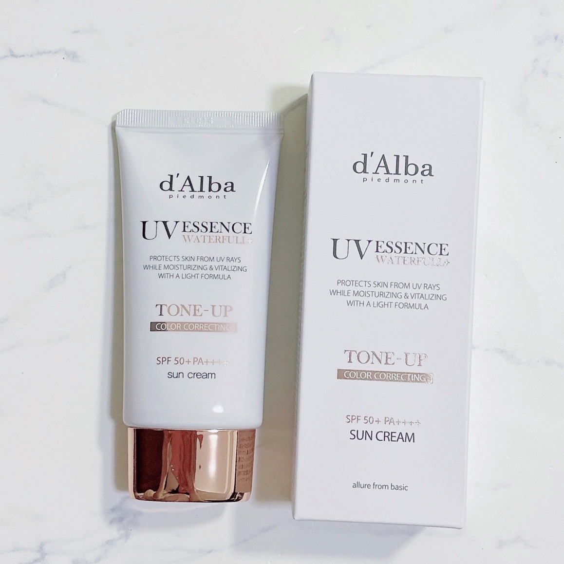 ウォータフルトーンアップサンクリーム/ダルバ/日焼け止めクリームを使ったクチコミ（2枚目）