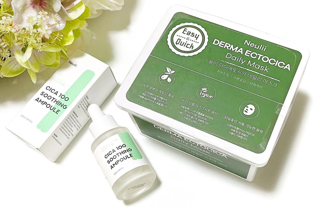 シカ100スージングアンプル/Neulii/美容液を使ったクチコミ（1枚目）