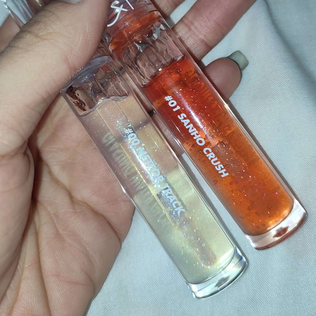 グラスティングウォーターグロス/rom&nd/リップグロスを使ったクチコミ（2枚目）