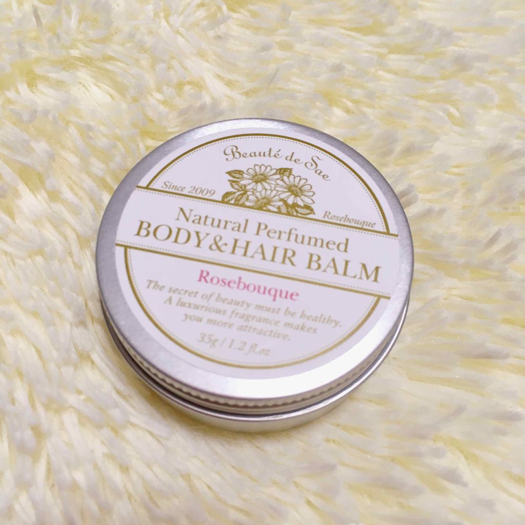 ナチュラル パフュームド ボディ＆ヘア バーム(ローズブーケ)/ボーテ デュ サエ/ボディクリームを使ったクチコミ（1枚目）