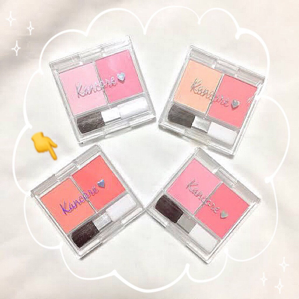 カンコレ チーク/DAISO/パウダーチークを使ったクチコミ（2枚目）