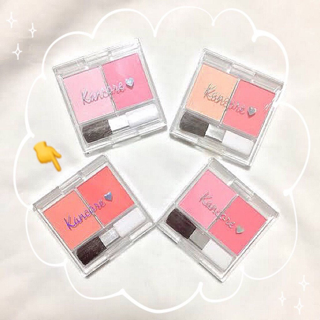 カンコレ チーク/DAISO/パウダーチークを使ったクチコミ(2枚目)