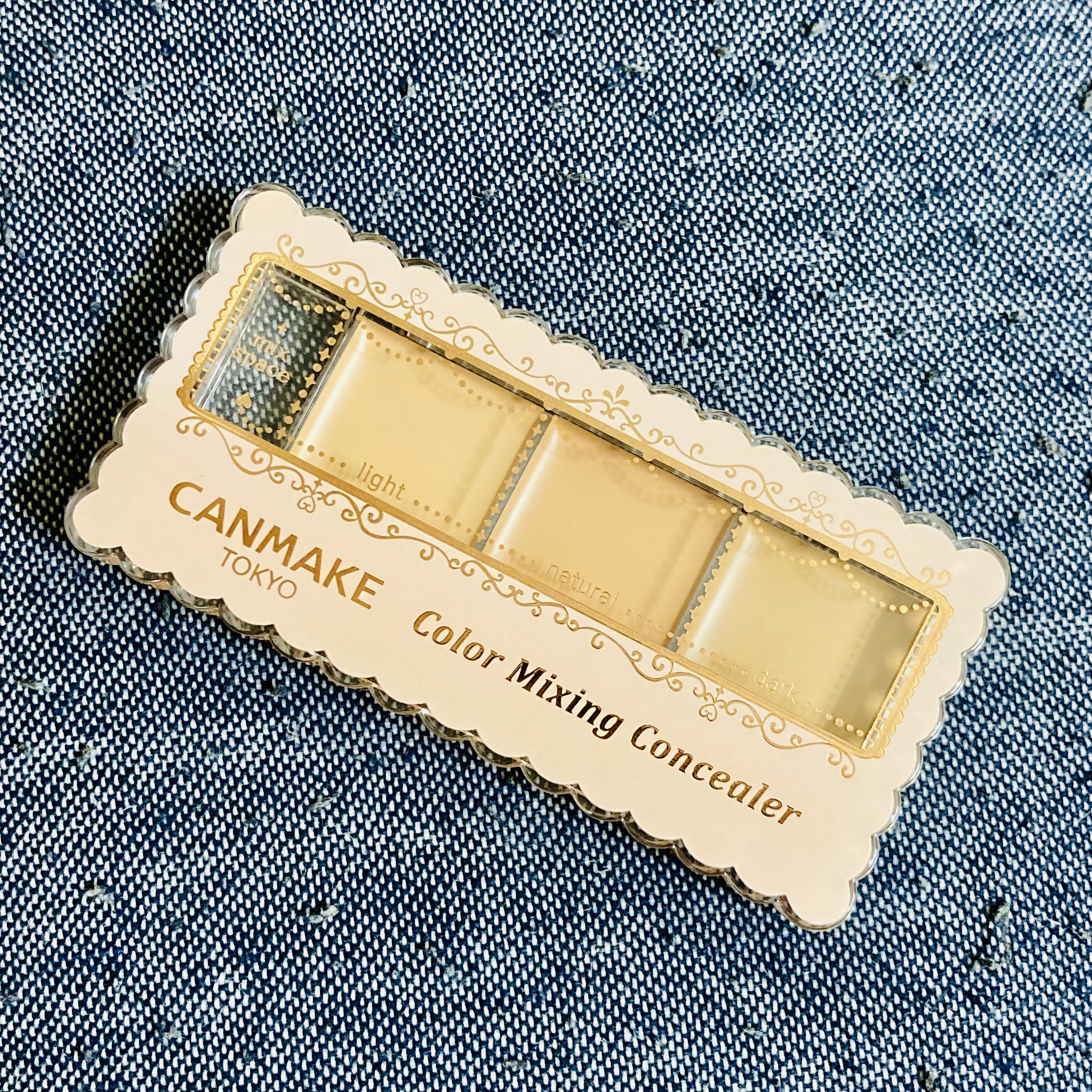 カラーミキシングコンシーラー/キャンメイク/パレットコンシーラーを使ったクチコミ（2枚目）