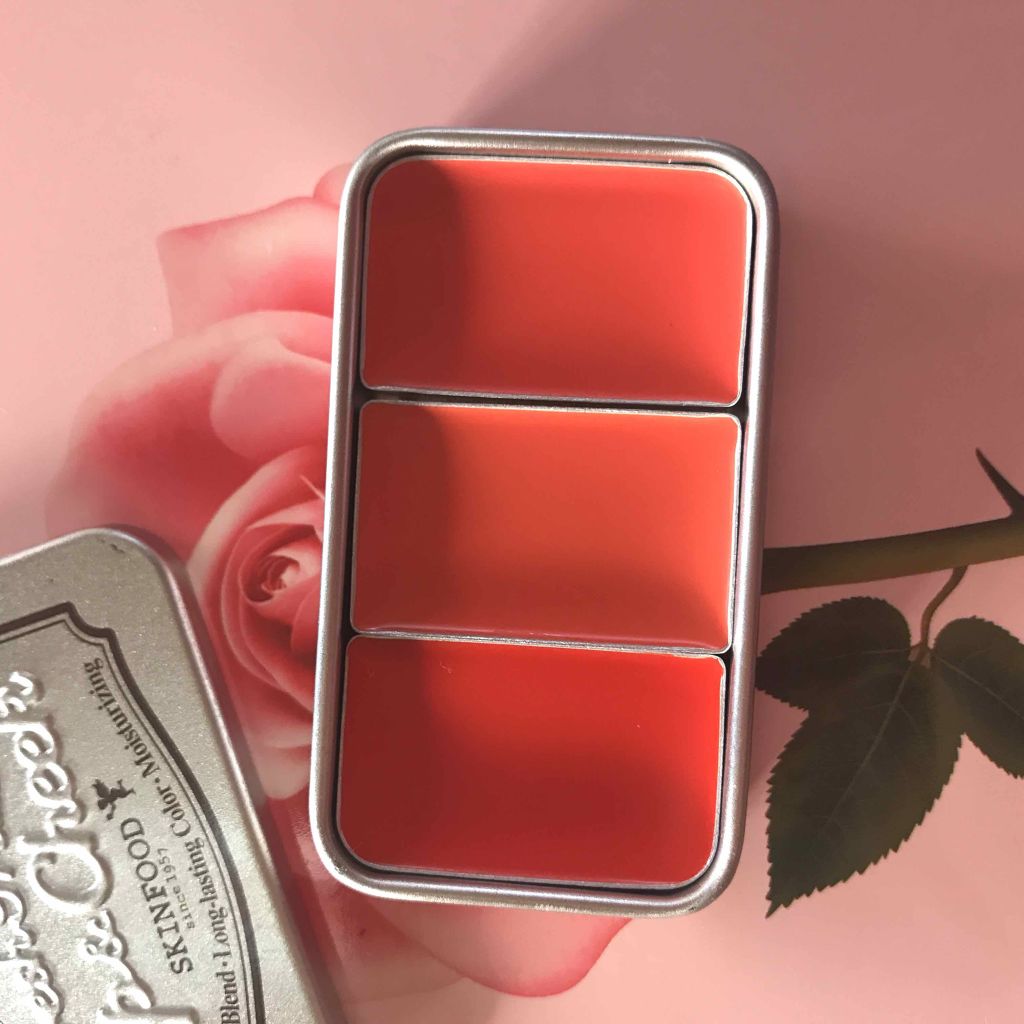 フレッシュフルーツ リップ＆チーク トリオ/SKINFOOD/ジェル・クリームチークを使ったクチコミ（2枚目）