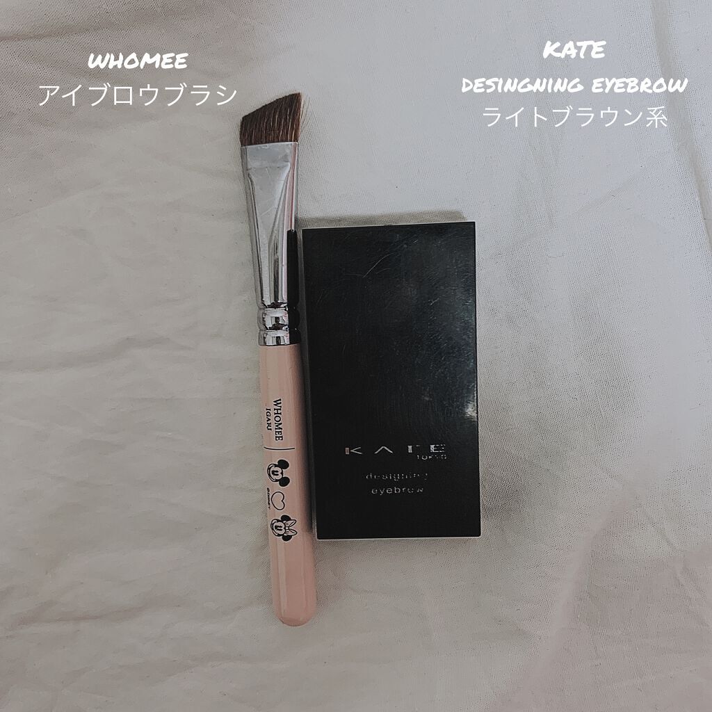 フーミー　アイブロウブラシ 熊野筆/WHOMEE/メイクブラシを使ったクチコミ（1枚目）