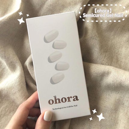 セミキュアジェルネイル(ハンド)/ohora/ネイルシールを使ったクチコミ(1枚目)