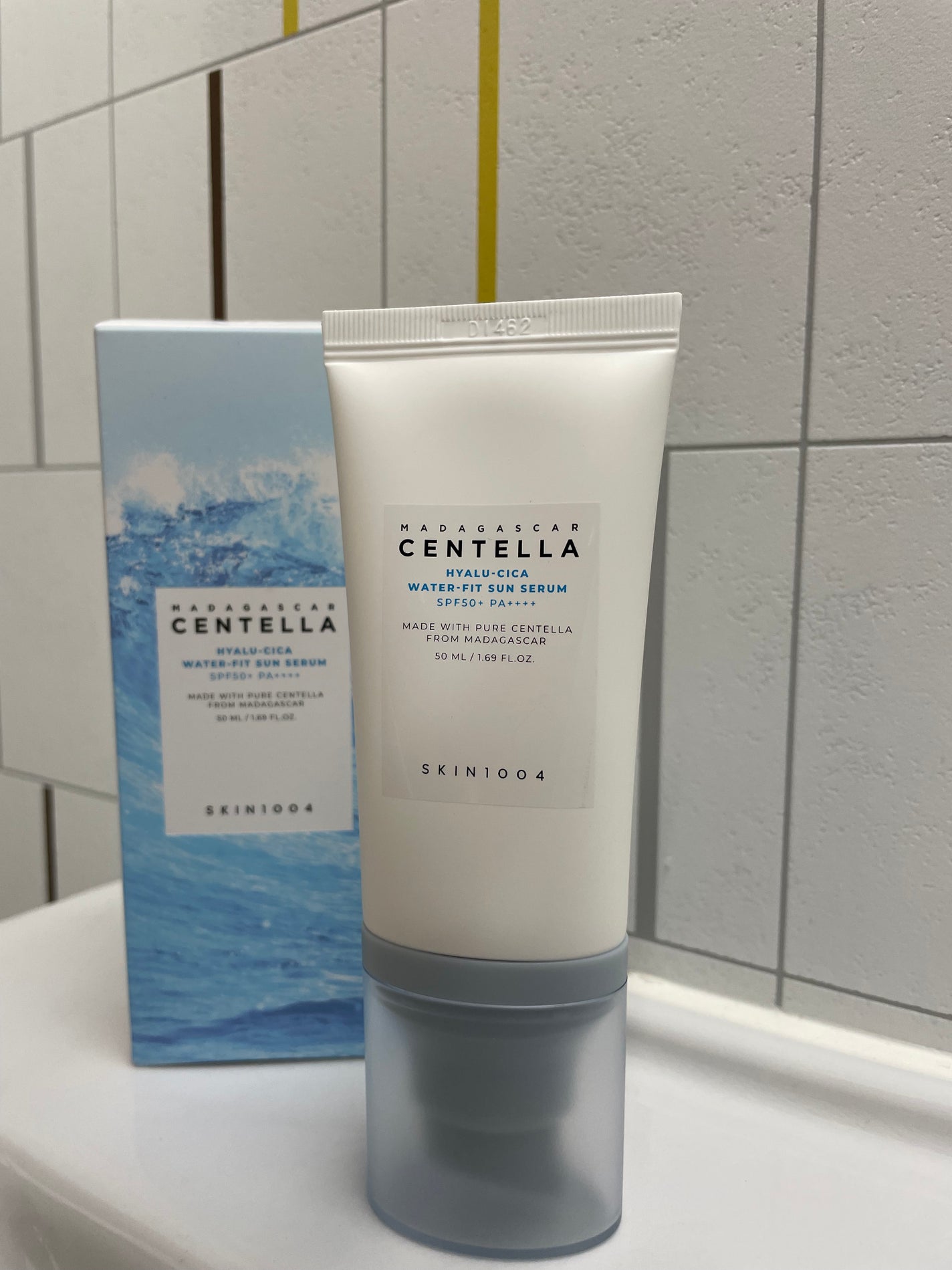 ヒアルーシカ ウォーターフィット サンセラム/SKIN1004/日焼け止めローションを使ったクチコミ(1枚目)