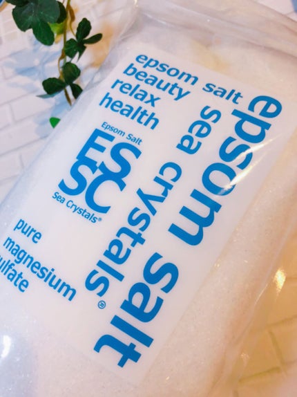 シークリスタルス エプソムソルト オリジナル/sea crystals/無機塩系入浴剤を使ったクチコミ(1枚目)